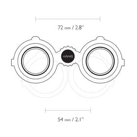 Hawke Nature-Trek 10x25 BAK-4 prisms for bright, clear images