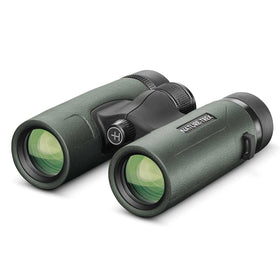 Hawke Nature-Trek binoculars 8x32 Green, compact design for easy travel.