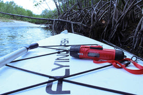 HawkEye DepthTrax 1H compact device fits in palm for portability