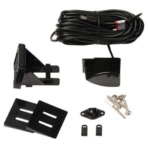 DepthTrax 2B transducer setup for transom mounting or glue-in.