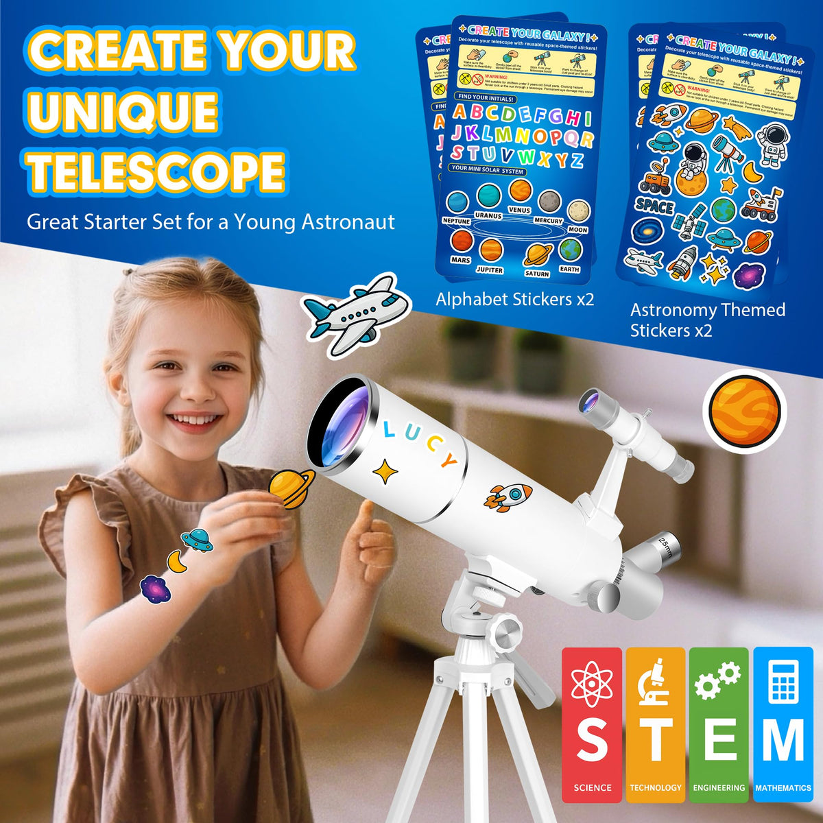 Hawkko Beginner Kit with stickers enhances personalization and outdoor exploration.
