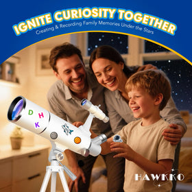 Hawkko decor stickers personalize your telescope for memorable science adventures.