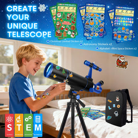 Hawkko telescope decoration stickers kit for personalized astronomy fun