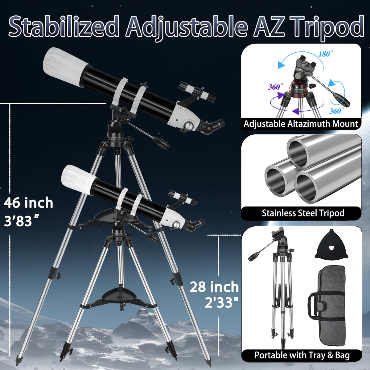 Hawkko zenith mirror aids eyepiece alignment for precise viewing