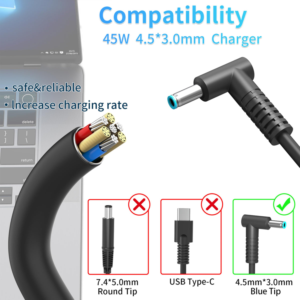 Haxyla broad HP compatibility across 11–15 inch laptops.