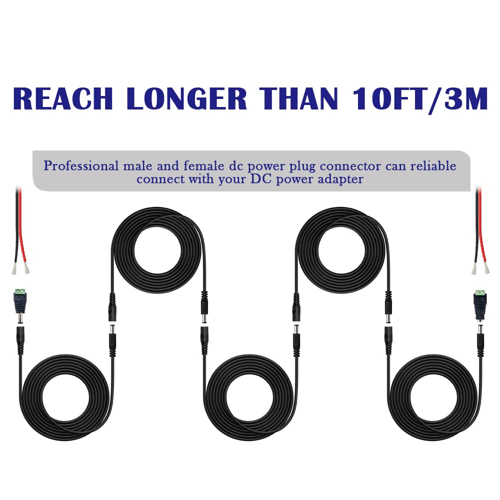 HayEastdor 5.5mm x 2.1mm DC jack plug supports versatile adapters