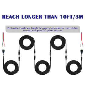 HayEastdor 5.5mm x 2.1mm DC jack plug supports versatile adapters