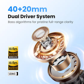 Haylou S40 delivers up to 90 hours of playback with fast charging.