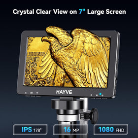 Hayve 1200x magnification reveals fine PCB traces and tiny components
