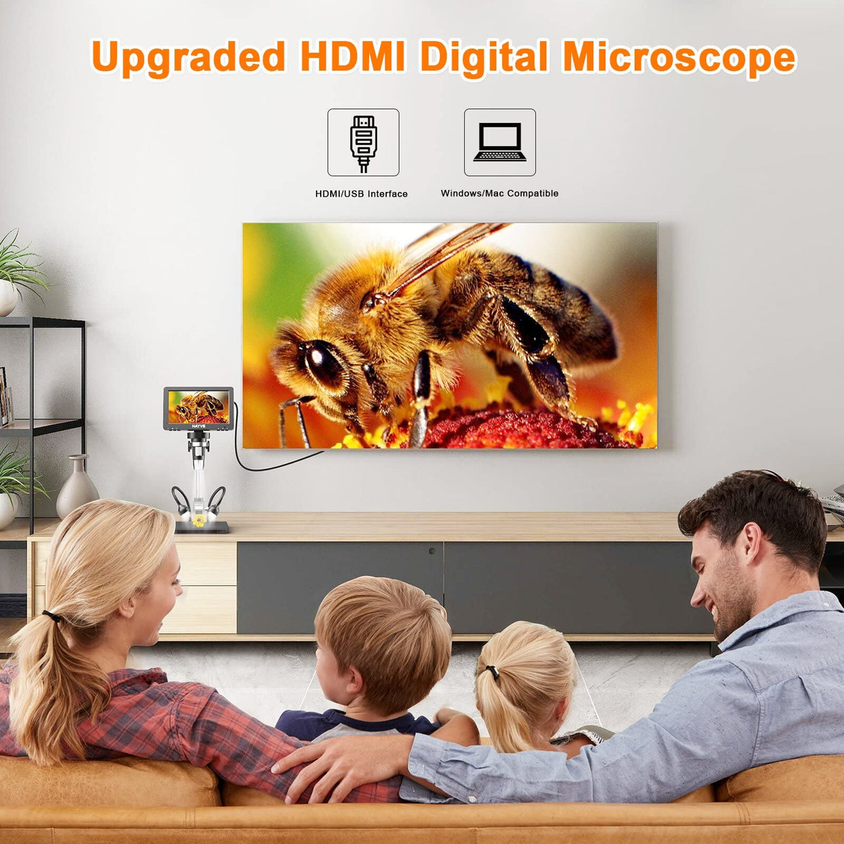 Hayve DM9H with IPS screen delivering vivid colors for observation