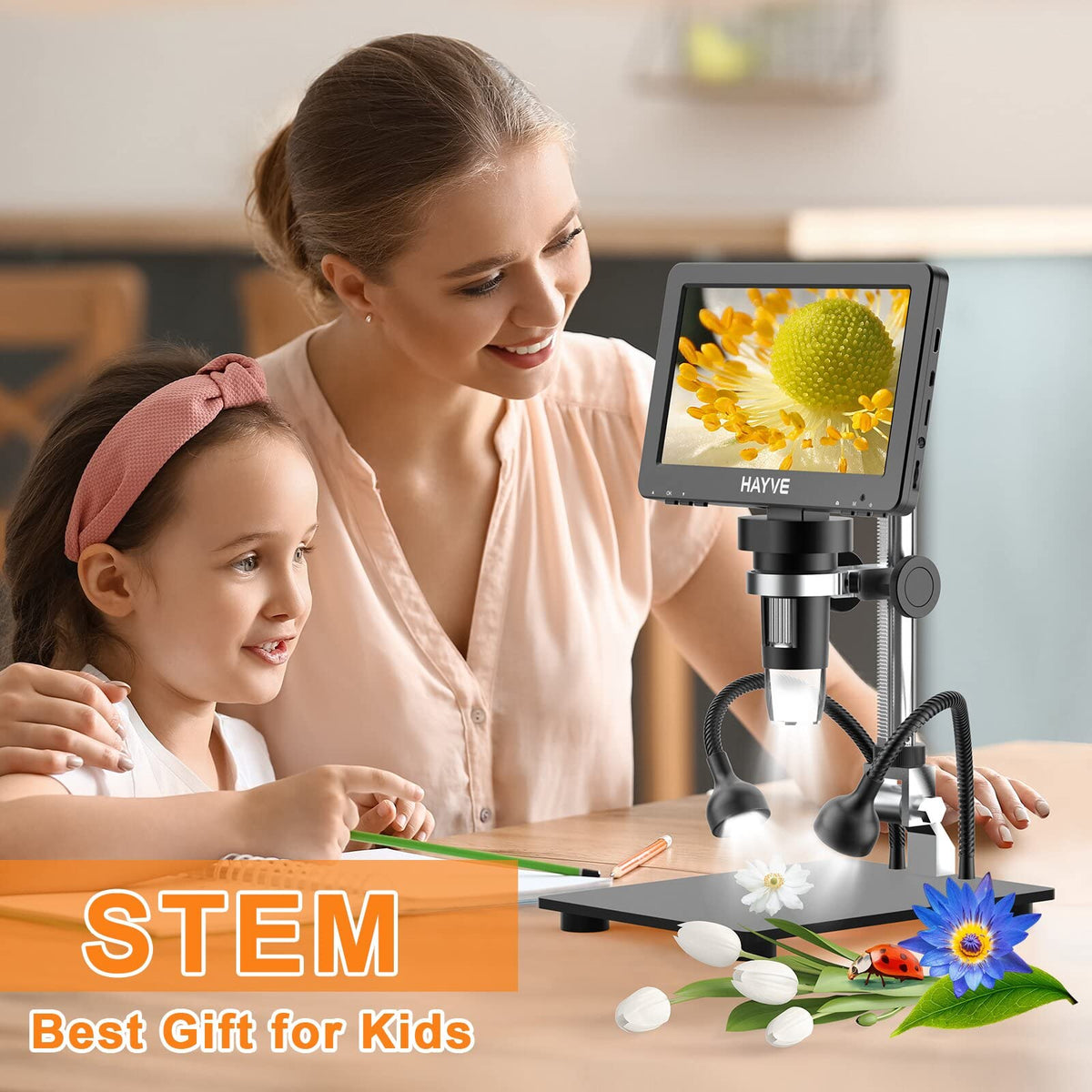 Hayve HDMI USB connectivity with 32GB memory card for easy sharing