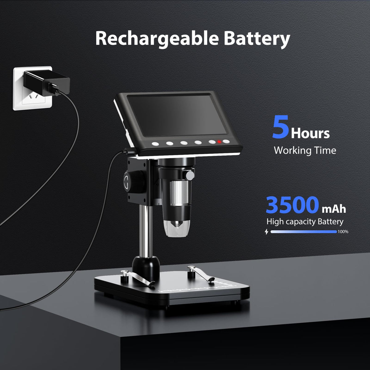 Hayve connected to PC via USB Type-C for file transfer and measurement