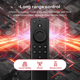 Hazieoo remote held in hand demonstrating comfortable size and handling