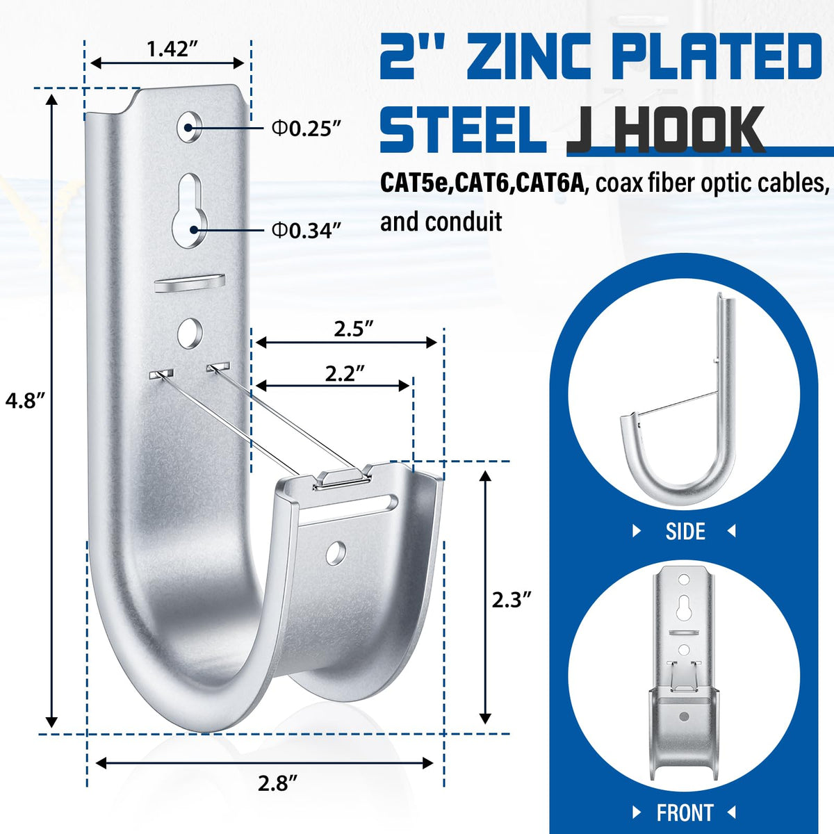 Hazztoll next to ruler to show 2-inch size and clear scale for planning
