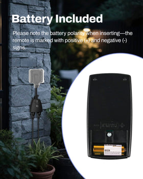 HBN three pack box and contents laid out showing remotes, receivers, and batteries benefit ready-to-use