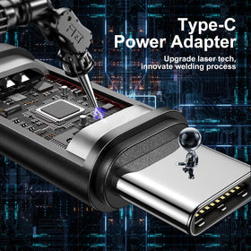HBONY XPS 15/9575 USB-C charger close-up with reliable port.