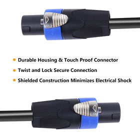 HBU rubber strain-relief close-up protecting cable from wear and stress benefit