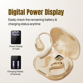 HC Honey Coco earhook close-up highlighting secure fit for workouts