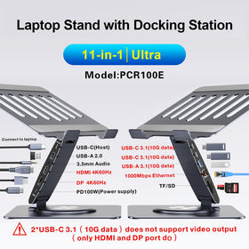 HC stand in 360-degree rotation for easy screen sharing