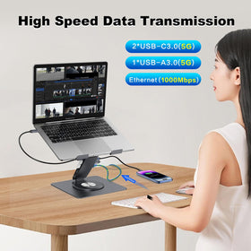 HC USB-C host connection for direct data transfer.