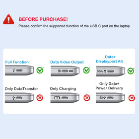 HCCBM USB-C docking hub shows cross-brand compatibility across laptops.