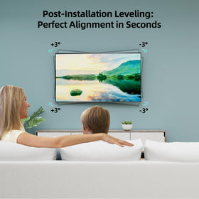 HCMOUNTING cable management clips keep wires tidy.