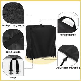 Hdenmist stitched waterproof seam detail demonstrating sealed water protection