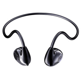 HDKKE Open-Ear Headphones with secure earhooks during a workout.