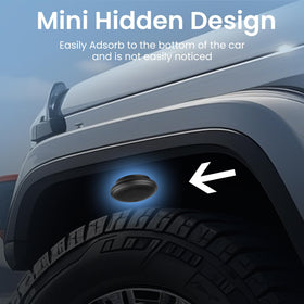 Long-lasting, replaceable battery supports extended use across vehicles and gear.