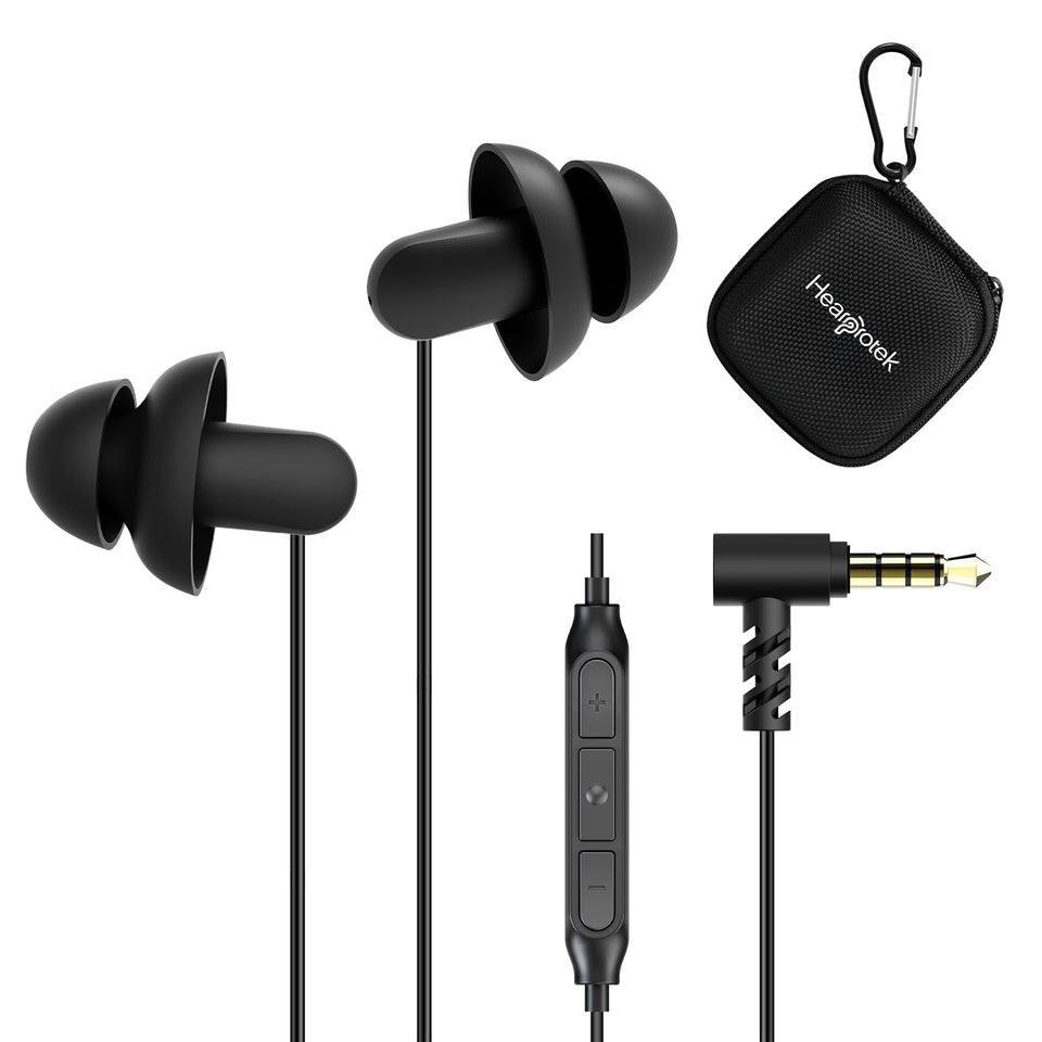 Hearprotek Sleep Earbuds in soft silicone for comfortable all-night wear