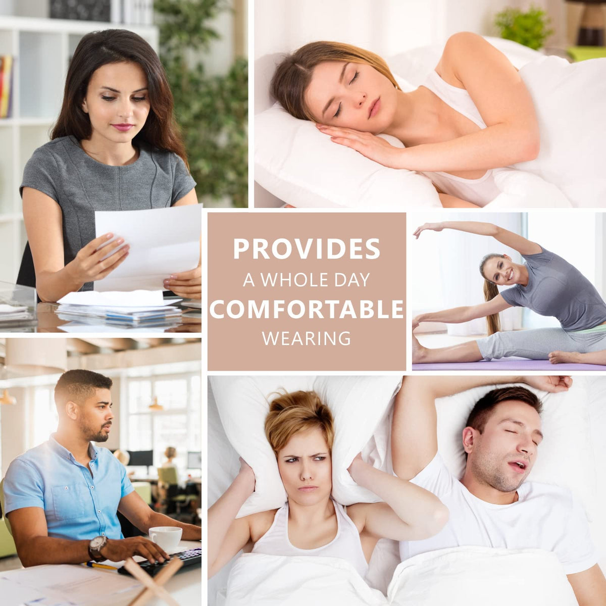 Hearprotek Sleep Earbuds portable case and carabiner for on-the-go.