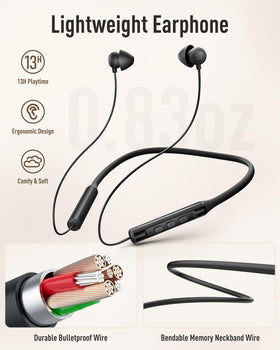 Hearprotek soft silicone ear tips for gentle wear.