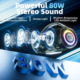HEAVY BASS RGB light mode enhances night-time ambiance