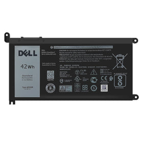 Hecales front view of replacement WDX0R battery showing label and specs benefits reliable fit