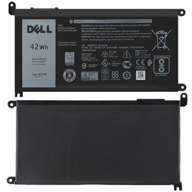 Hecales battery installed inside Dell laptop showing correct alignment and safe fit benefit