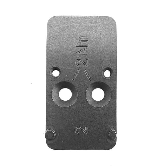 Heckler & Koch HK VP9 steel optics plate front view showing fitment and durable finish