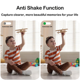 Heliora rotating 270° LCD screen visible for selfie framing benefit
