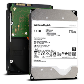 HelioSeal WD Ultrastar 14TB front view for scalable data center storage.