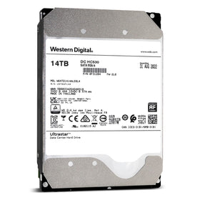 HelioSeal WD Ultrastar 14TB rear view for enterprise reliability.