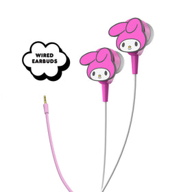 Hello Kitty My Melody headphones side view showing adjustable headband