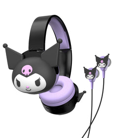 Hello Kitty 2-in-1 wireless headphones shown for Bluetooth listening and comfort.