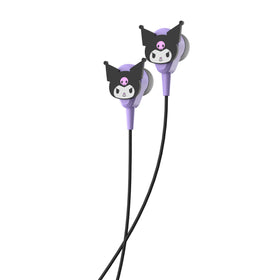 Hello Kitty headphones folded to highlight compact portability.