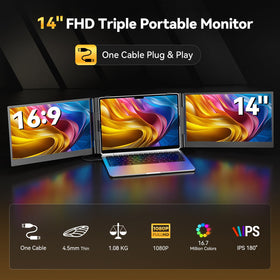 Helpnight FHD IPS display delivers crisp visuals for work tasks.