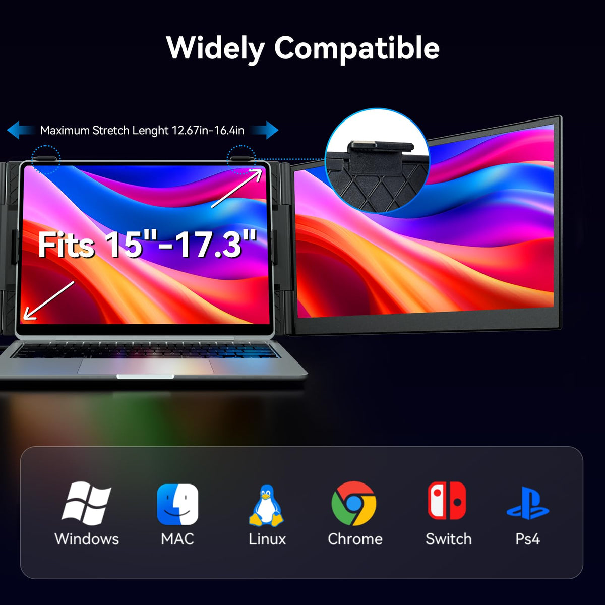 Helpnight portable monitor packaging presents a complete gift-ready kit