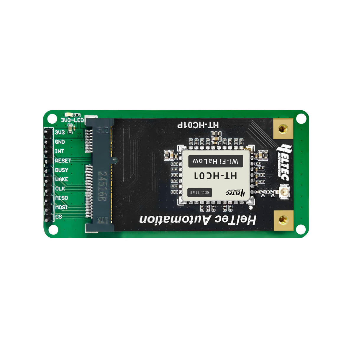 Heltec WiFi HaLow mini PCIe module—compact form for long-range IoT connectivity.