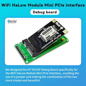 Side view of Heltec HaLow module highlighting robust build for harsh environments.