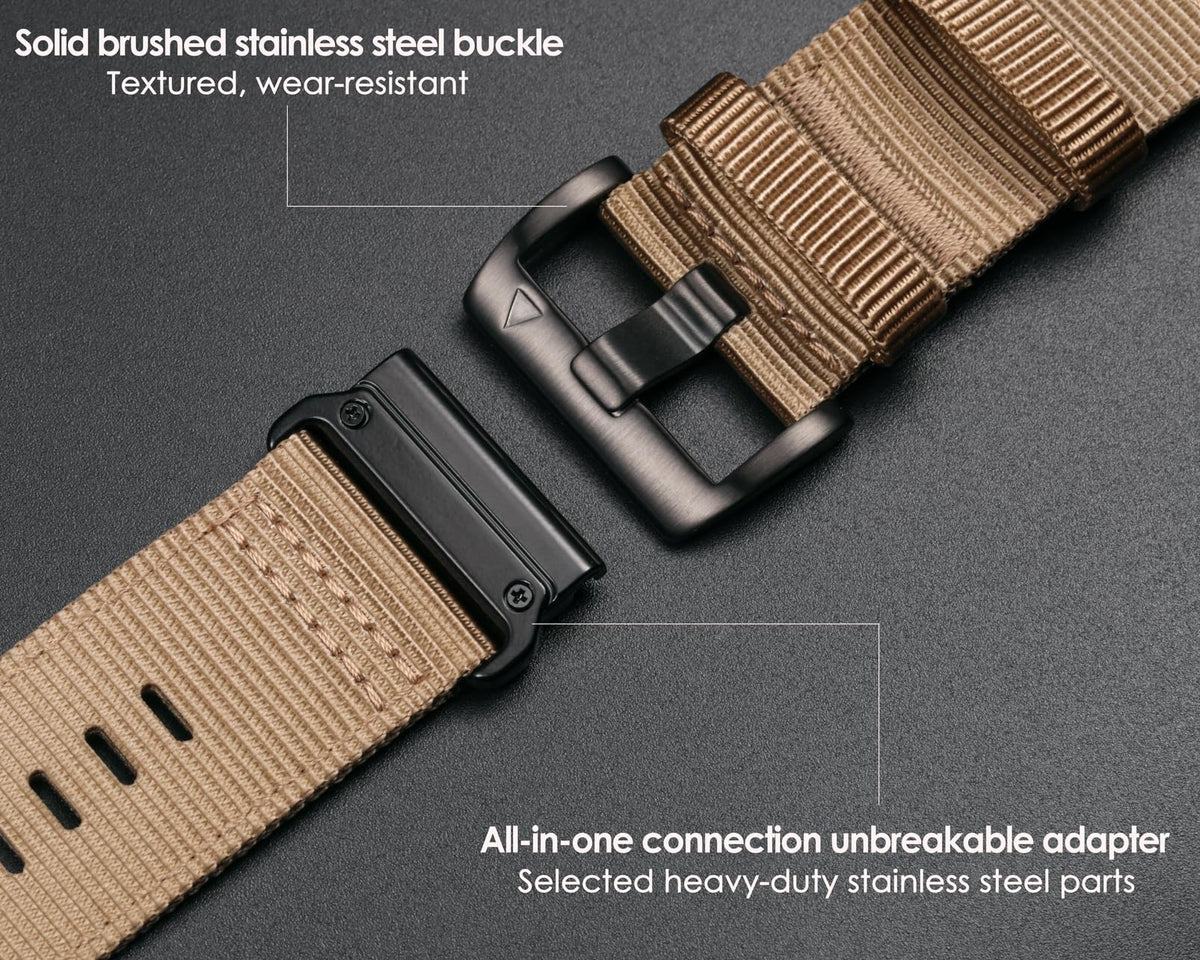 HEMSUT 20mm military strap for D2 Delta S, stable and straightforward design for all-day wear