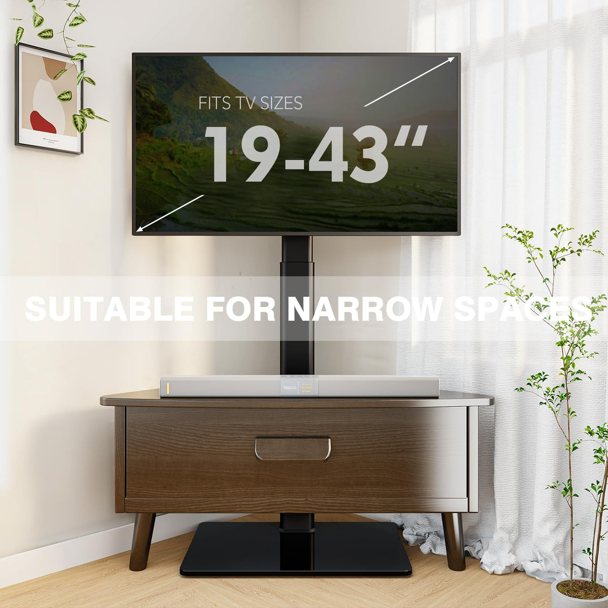 Hemudu in living room showing space-saving placement and style