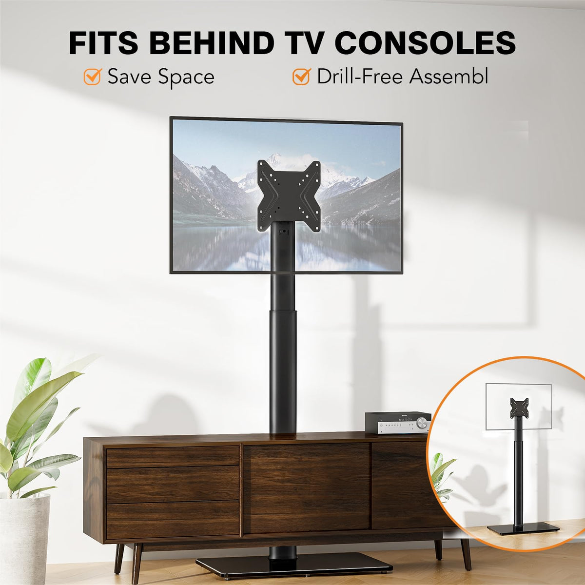 Hemudu side profile illustrating tilt and swivel for flexible viewing