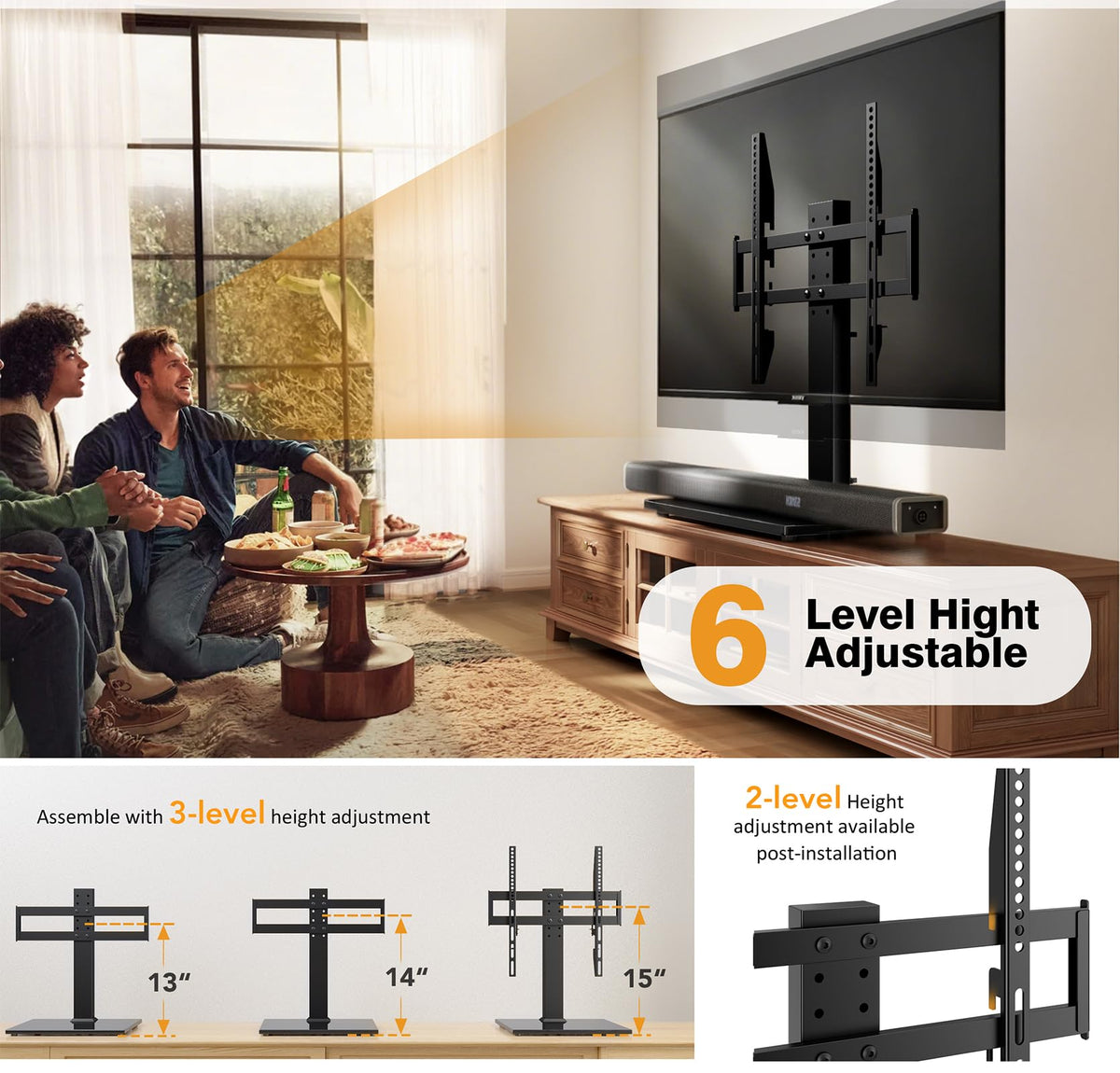 Hemudu close-up of 8mm tempered glass base showing durable support and style